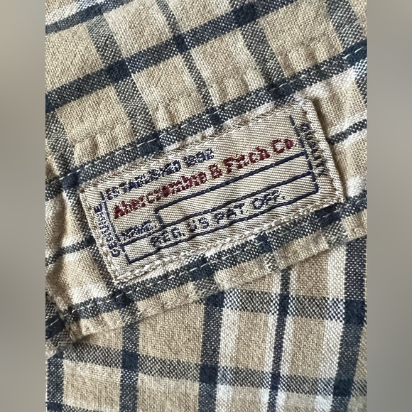 Vintage (90s) Abercrombie & Fitch Cotton Button Down Shirt SZ Medium - Picture 7 of 9